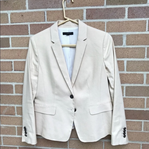 Ann Taylor Linen Blend Jacket - Sz. 8P - Picture 2 of 6